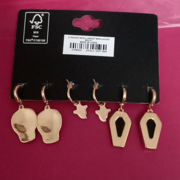 Torrid Halloween Earring Set  💀👻⚰️ - Picture 5 of 5